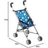 Image de Mini Buggy Roma Design Bleu Avec Motifs Pour Poupée Bleu