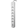 Image de Multiprise Quarx 6 Prises + 3 Usb-a Avec Interrupteur Blanche - Cable 1.5m