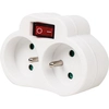 Image de Biplite Gao 2x16a Avec Interrupteur Blanche