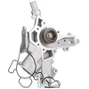 Image de INA 538 0081 10 Pompe à eau pour système dentrainement à courroie trapézoïdale nervures, avec joint d'étanchéite