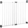 Image de Barrière De Sécurité Réglable Pour Portes Et Escaliers Blanc