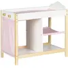 Image de Commode À Langer Et Lit De Poupée 2en1 Avec Accessoires Scarlett Blanc / Rose
