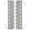 Image de Set De 2 Coussins D'assise Pour Tables De Pique-nique Enfan Tlittle Stars Gris - Motif Étoiles
