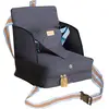Image de Réhausseur De Chaise Pour Bébé Avec Coussin Gonflable Bleu Marine