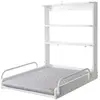 Image de Table À Langer Murale Pliante + Matelas À Langer Déperlant Roba Style Blanc / Gris Argenté
