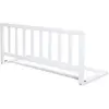 Image de Barrière De Lit En Bois - Protection Anti-chute Sûre Pour Bébés Et Enfants Blanc