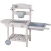 Image de Cuisine Extérieure Pour Enfant Avec Barbecue En Bois Fsc® Gris