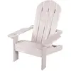 Image de Chaise De Détente Pour Enfant En Bois Fsc® Avec Porte-gobelet Gris