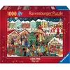 Image de Puzzle Le Marché De Noël 1000 Pcs Rouge