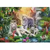Image de Famille de Tigres Blancs 1000 Pièces Ravensburger