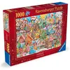 Image de Puzzle Noël Au Village Des Cookies 1000 Pcs Rouge