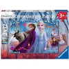 Image de Puzzle Disney La Reine Des Neiges 2x12 Pcs Bleu