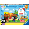 Image de 2 Puzzles - Ferme & Pêcheur Milo 12 Pièces Ravensburger