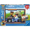 Image de Puzzle Chase Et La Pat patrouille 2x12 Pcs Bleu