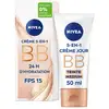 Image de Nivea BB crème hydratante - SPF 15 - 50 ml - Peaux médiums