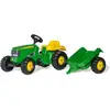 Image de Rollykid John Deere Avec Remorque Vert