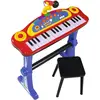 Image de Clavier Sur Pied - My Music World Keyboard Sur Pied Avec Tabouret Multicolore