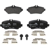 Image de ATE 13.0460-2833.2 Jeu de plaquettes de frein contact de signal d'usure exclu, avec vis d'étrier de frein, avec accessoires