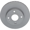 Image de ATE 24.0122-0166.1 Disque de frein ventilé, revêtu
