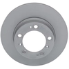 Image de ATE 24.0124-0165.1 Disque de frein ventilé, revêtu, allié/carbonisé