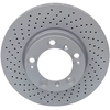 Image de ATE 24.0128-0131.1 Disque de frein perforé/ventilé de l'intérieur, revêtu, allié/carbonisé