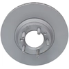 Image de ATE 24.0122-0119.2 Disque de frein ventilé, revêtu, avec vis/boulons