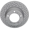 Image de ATE 24.0124-0176.1 Disque de frein perforé/ventilé de l'intérieur, revêtu, allié/carbonisé