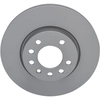Image de ATE 24.0124-0133.1 Disque de frein ventilé, revêtu, allié/carbonisé