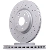 Image de ATE 24.0128-0177.1 Disque de frein perforé/ventilé de l'intérieur, revêtu, allié/carbonisé