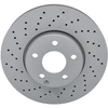 Image de ATE 24.0130-0172.1 Disque de frein perforé/ventilé de l'intérieur, revêtu, allié/carbonisé