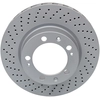 Image de ATE 24.0132-0142.1 Disque de frein perforé/ventilé de l'intérieur, revêtu, allié/carbonisé