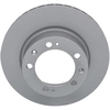 Image de ATE 24.0128-0174.1 Disque de frein ventilé, revêtu, allié/carbonisé