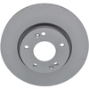 Image de ATE 24.0126-0128.1 Disque de frein ventilé, revêtu, allié/carbonisé