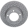 Image de ATE 24.0124-0194.1 Disque de frein perforé/ventilé de l'intérieur, revêtu, allié/carbonisé