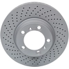 Image de ATE 24.0134-0101.1 Disque de frein perforé/ventilé de l'intérieur, revêtu, allié/carbonisé