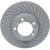 Image de ATE 24.0134-0102.1 Disque de frein perforé/ventilé de l'intérieur, revêtu, allié/carbonisé