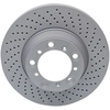 Image de ATE 24.0128-0196.1 Disque de frein perforé/ventilé de l'intérieur, revêtu, allié/carbonisé
