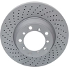 Image de ATE 24.0128-0197.1 Disque de frein perforé/ventilé de l'intérieur, revêtu, allié/carbonisé