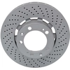 Image de ATE 24.0132-0164.2 Disque de frein perforé/ventilé de l'intérieur, revêtu, allié/carbonisé