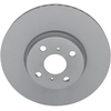 Image de ATE 24.0122-0254.1 Disque de frein ventilé, revêtu