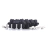 Image de RIDEX 402B0642 Jeu de plaquettes de frein Essieu arrière, contact de signal d'usure exclu, avec vis d'étrier de frein, avec accessoires