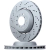 Image de ATE 24.0130-0214.2 Disque de frein perforé/ventilé de l'intérieur, revêtu, à haute teneur en carbone, avec vis/boulons