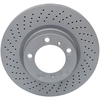 Image de ATE 24.0128-0247.1 Disque de frein perforé/ventilé de l'intérieur, revêtu, allié/carbonisé