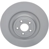 Image de ATE 24.0126-0174.1 Disque de frein ventilé, revêtu, allié/carbonisé