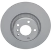Image de ATE 24.0124-0250.2 Disque de frein ventilé, revêtu, à haute teneur en carbone, avec vis/boulons