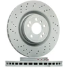 Image de ATE 24.0132-0179.1 Disque de frein perforé/ventilé de l'intérieur, revêtu, allié/carbonisé, avec vis/boulons