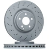 Image de ATE 24.0132-0180.1 Disque de frein perforé/ventilé de l'intérieur, revêtu, allié/carbonisé, avec vis/boulons