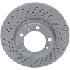 Image de ATE 24.0128-0273.1 Disque de frein perforé/ventilé de l'intérieur, revêtu, allié/carbonisé