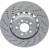 Image de ATE 24.0136-0126.2 Disque de frein perforé/ventilé de l'intérieur, revêtu, à haute teneur en carbone, avec vis/boulons