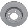 Image de ATE 24.0122-0291.1 Disque de frein ventilé, revêtu, allié/carbonisé, avec vis/boulons